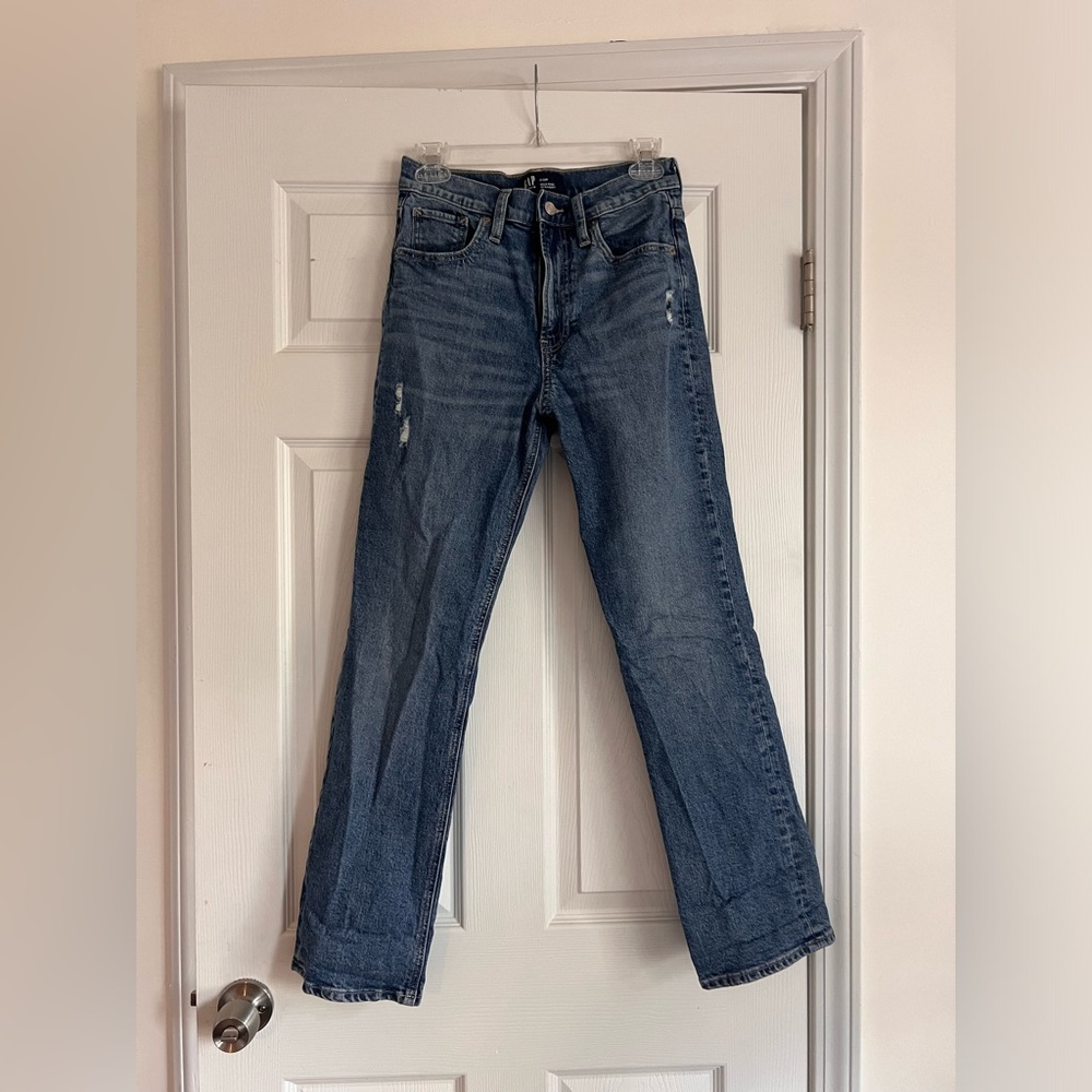 High Waisted Straight Leg GAP Jeans - Worn Once
